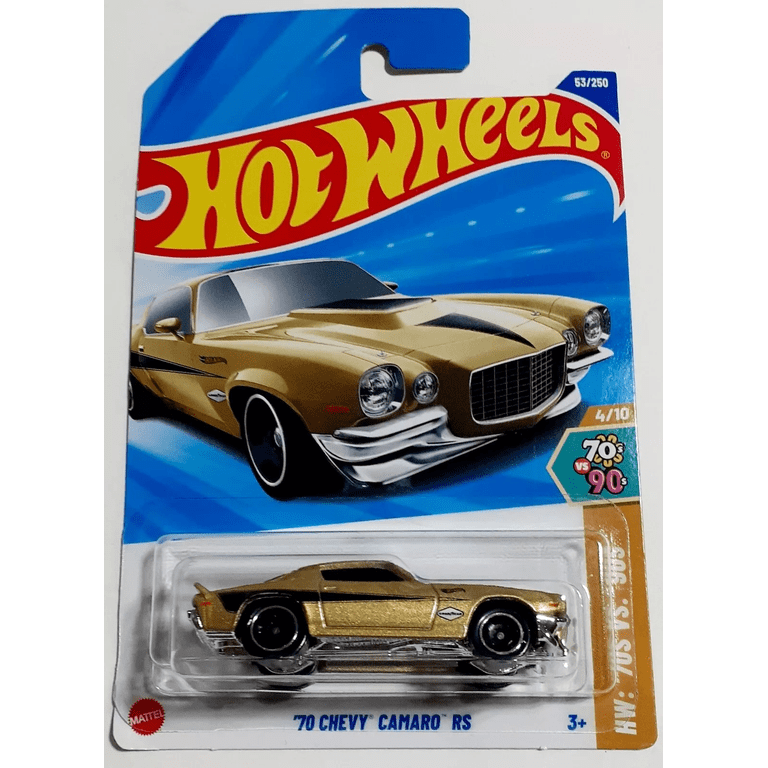 2025 HOT WHEELS 70 CHEVY CAMARO RS GOLD 53/250 HW '70S VS. '90S 4