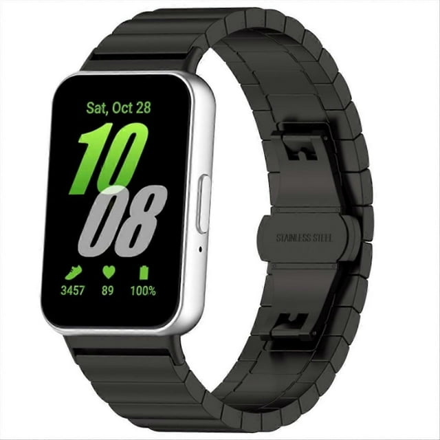 Metal Strap For Samsung Galaxy Fit3 A black
