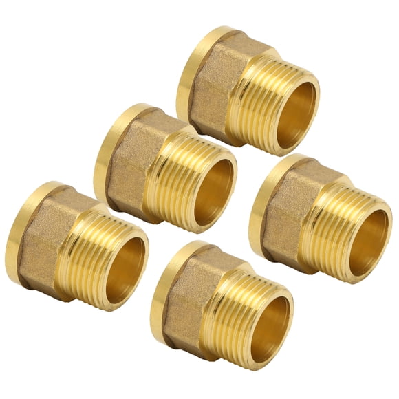 Hose Connector Hose Adapter Connector Fittings Garden Watering Connectors Garden Watering Accessories 5PCS G3/4 Female And Male Thread Hose Coupler Garden Hose Connector For