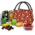 thumbnail image 3 of Disketp Golden Squirrels Holiday Bolsa Térmica Estampada, Bolsa Térmica Aislante para Almuerzo, Playa y Campamento, 3 of 6