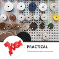 thumbnail image 3 of 5pcs Wall-Mounted Hole Pegboard Tool Organizer Plastic Hanging Hooks For Car Detailing Polishing Machine And Pads Holder, 3 of 9