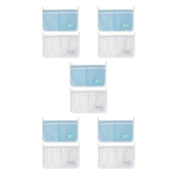 Inteprter Bolsa de malla para almacenamiento de refrigerador, organizador colgante, estante de congelador montado en la pared, herramienta de limpieza de Type2 NO2 Inteprter CBP162767