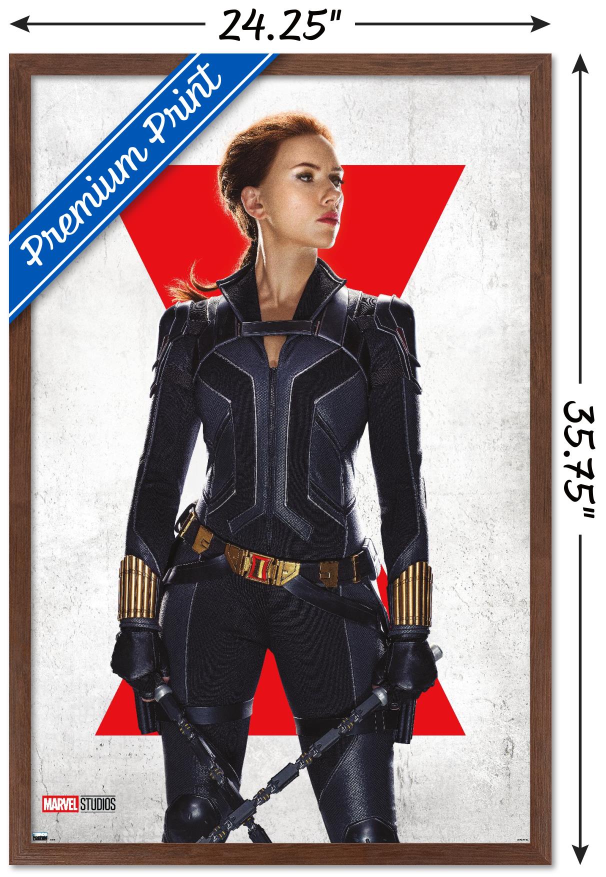 Marvel Black Widow - Black Widow One Sheet Wall Poster, 22.375" x 34", Framed