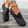 thumbnail image 7 of HTHLVMD Slip On Casual Flat Shoes, Comfortable Non-Slip Daily Shoes, Traditional Chinese Style Flats, Fashion Shoes, Women's Casual Flat Shoes - Lightweight for Daily Use - Rubber Sole, Black 5.5, 7 of 7