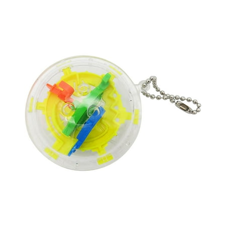XUYAN Clearance 3D Mini Puzzle-Labyrinth Ball 30-Levels 3D Labyrinth-Cube with Chain for Boys & Girls- Birthday Party Easter Valentines Day Christmas Stocking Stuffers for Kids Teen & Adults