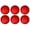 Red, variant on Glow In The Dark <span Style="background:red"></span> Balls, 6 Pack LED Lighted <span Style="background:red"></span> Balls, Long Lasting Easy To Find