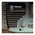 thumbnail image 5 of Crosley CR612B-AB Corsair Radio AM/FM Bluetooth de mesa con reproductor de CD y reloj despertador dual, azul aguamarina, 5 of 5