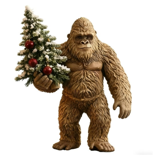 Gorilla Christmas Ornament Myth Meets Holiday Magic, Holiday Decor for Christmas Tree, Unique 2026 Wildlife Wonders Collection Ornament Lovers and Collectors D