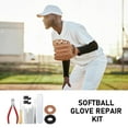 thumbnail image 2 of 16x/Set Glove Relacing Kits for Baseball Softball Mitts Repair Baseball Glove Care Kits Threader Glove Lacing Tool, 2 of 8