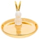 thumbnail image 2 of Chic Golden Ceramic Jewelry Plate Decorative Organizer Earring Tray For Bathroom Use 1Set, 2 of 4