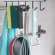 thumbnail image 3 of Organizador ordenado con 6 ganchos para almacenamiento de cocina, estante multifuncional para utensilios debajo del gabinete, ganchos para tazas que protegen el armario sin perforar, para organizar, 3 of 5