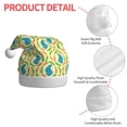 thumbnail image 4 of Fuzoiu Blue Rabbit Print Santa Hat Christmas Hat for Adults,Santa Hats with Pompom, Unisex Xmas Holiday Hat for Christmas New Year Festive Party Supplies, 4 of 6