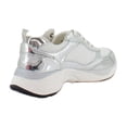 thumbnail image 5 of Naturalizer Zoie Women's Fashion Sneakers White Mesh/Silver Leather Size 7.5 W, 5 of 8