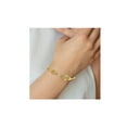 thumbnail image 4 of Gem & Harmony 14K Yellow Gold Snake Head Hinged Bangle Bracelet for Women, 4 of 5