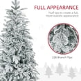 thumbnail image 5 of HOMCOM 6' Artificial Christmas Tree with Snow Flocked Branches, Auto Open, 5 of 10