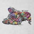 thumbnail image 2 of Wild Bobby, Tired Sleeping Cat | I Wish I Was My Cat Funny Colorful Kitty | Dean Russo Art Animal Lover Mens Premium Tri Blend T-Shirt, Heather White, X-Large, 2 of 6