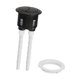 thumbnail image 5 of Interruptor pulsador para inodoro, fácil de instalar, redondo, de 38 mm, para reparación de de agua de inodoros, botones para de agua Negro, 5 of 9