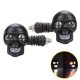 thumbnail image 4 of Luces LED intermitentes de calavera de 12 V (paquete de 2) para personalización de motocicletas y bicicletas, luz auxiliar de dos colores, ámbar y blanco., 4 of 7