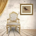 thumbnail image 3 of Dawson, Lucy 24x20 Gold Ornate Wood Framed with Double Matting Museum Art Print Titled - Daschund, Robin, 3 of 4