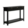 thumbnail image 4 of 47" Farmhouse Console Table with 2 Drawers, Wood Sofa Table, Entryway Table with Storage Shelf for Living room, Hallway and Bedroom, 4 of 9
