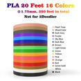 thumbnail image 2 of Filamento para lápiz 3D dikale, 16 colores, 97,5 m de PLA, recambios de 1,75 mm, 2 of 6