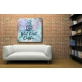 thumbnail image 5 of Epic Art 'But First Coffee' by Britt Hallowell, Acrylic Glass Wall Art, 36"x36", 5 of 7