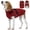 Red, variant on Kuoser Dog Winter Coat Warm Reflective Pet Jacket Waterproof Cold Weather Clothes for Dogs, Red, M