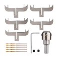thumbnail image 1 of Juego de cortadoras de fresado de 14 Uds., juego de brocas para pulsera, uso profesional, duradero con llave en forma de L, fabricantes de anillos de, 1 of 8