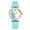Sky Blue, variant on Cute Cat Pattern Analog Quartz Dial Leather Band Watch Casual Wrist Watches Gifts for Women Teen Student