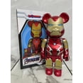 thumbnail image 4 of Figura de oso de Marvel de 28 cm, 400 % Spider-Man, Venom, oso violento, Iron Man, muñeco de acción, oso, ladrillo, juguete, decoración Kawaii, 4 of 5