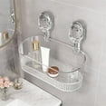 thumbnail image 4 of No-Drill Bathroom Suction Storage Box – Large Capacity & Strong Load-Bearing, 2026 New Corrugated Suction Cup Storage Holder, Bathroom Shelves No Drill, 4 of 8