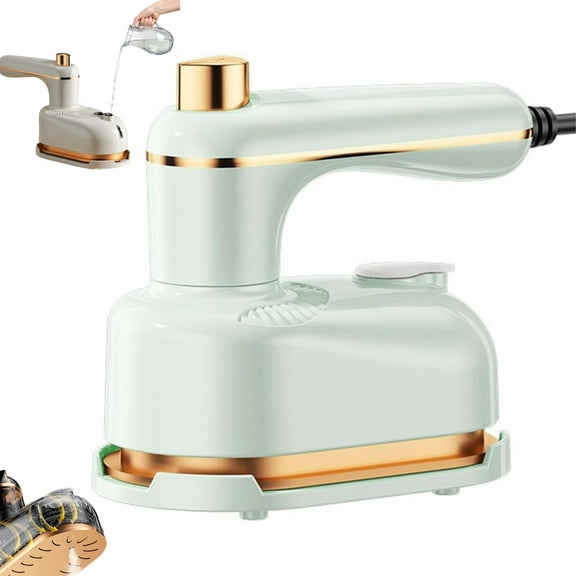 Saker Sakerplus 2-in-1 Travel Steamer Iron: 2.5s Fast Heat-Up Garment Steamer with 1000W Power , Compact Lightweight Design, 30ml Water Tank for Home & Travel Use