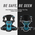 thumbnail image 6 of BARKBAY No Pull Dog Harness Front Clip Heavy Duty Reflective Easy Control Handle for Large Dog Walking(Blue,XL), 6 of 11