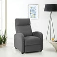 thumbnail image 2 of Vineego Fabric Single Massage Recliner Chair with Thick Seat Cushion and Backrest, Gray Fabric, Gray, 2 of 8