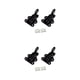 thumbnail image 4 of Injueey Pernos de pestillo de resorte versátiles de acero inoxidable adecuados para múltiples aplicaciones Bloqueo de pestillo automático negro 2Conjunto, 4 of 6