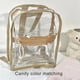 thumbnail image 5 of Bolsa de playa transparente Donación Mochila de cristal Viaje Gran capacidad Bolso para niños Bolsa de natación Almacenamiento portátil Mochila escolar transparente, 5 of 7