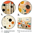 thumbnail image 3 of Designart "Green Beige Mid Century modern Retro I" Mid-century Wall Art Living Room, 3 of 5