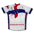 thumbnail image 2 of Netherland Antilles Flag Short Sleeve Cycling Jersey  for Women - Size S, 2 of 3