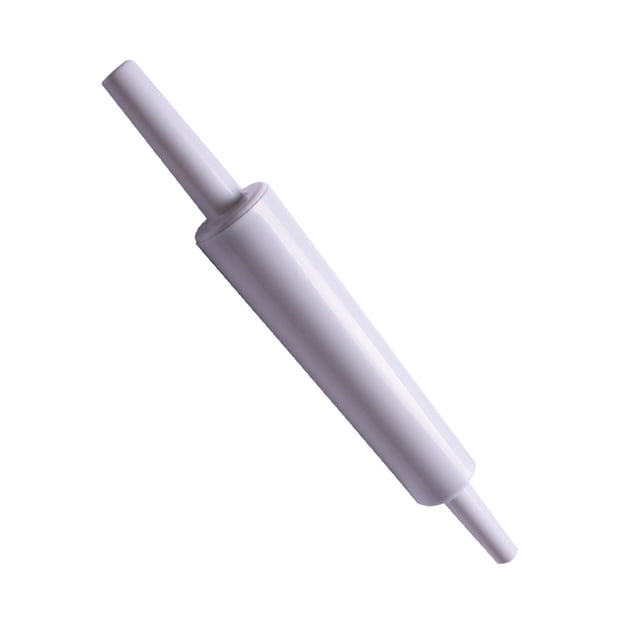 Yuarrent Rodillo de flores Rodillo de fondant Herramienta de grabación en relieve Arcilla para pasteles Cocina y Comedor Blanco