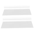 thumbnail image 4 of STRANDCHIC 2Set Wall Shoes Display Shelf Slatwall Shelves Transparent Shoe Rack Minimalist Home, 4 of 8