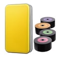 thumbnail image 3 of 96 Capacity CD Case,Yellow Hard Plastic CD/DVD Holder Portable Wallet, 3 of 8
