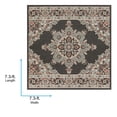 thumbnail image 4 of Livabliss Alfresco Vintage Indoor/Outdoor Area Rug,7'3" Square,Dark Brown, 4 of 6
