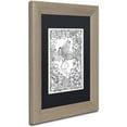 thumbnail image 2 of Trademark Fine Art "Fairy 13" Canvas Art by KCDoodleArt Black Matte, Birch Frame, 2 of 4