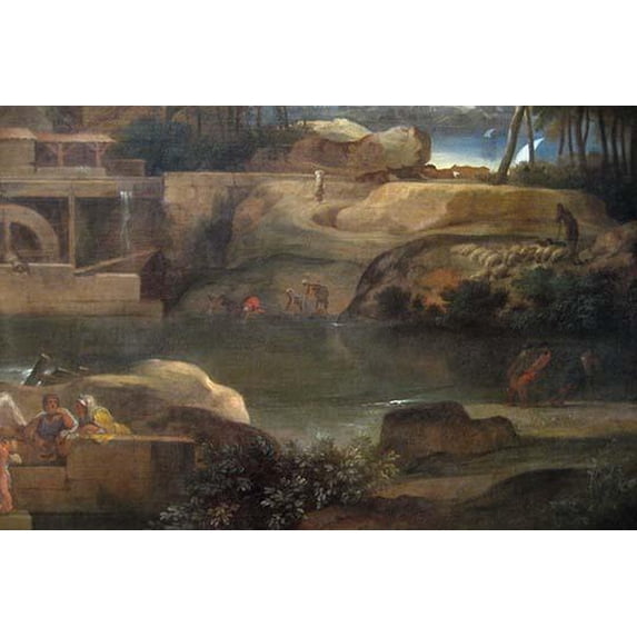 Landscape with the Rest on the Flight into Egypt-Fine art canvas print (20" x 30")