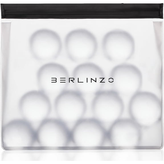 Large Reusable Ice Storage Bag - Freezer Safe Leak Proof Silicone and Plastic-Free Lunch Bag for Ice and Food Storage - BPA-Free XL Size