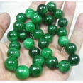 thumbnail image 5 of K-KED 8mm Natural Green Jade Gems Round Beads Knotted Necklace Long 14-100 Inches-22 in, 5 of 5