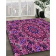 thumbnail image 3 of Ahgly Company Machine Washable Indoor Rectangle Transitional Orchid Purple Area Rugs, 8' x 12', 3 of 7