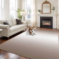 thumbnail image 2 of 8'x10' Area Rugs, Brown White Ombre Indoor Outdoor Area Rug for Living Room Bedroom, Modern Gradient Abstract Art Washable Bathroom Rugs Kitchen Floor Carpet Mats Home Decor Aesthetic, 2 of 8