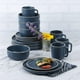 thumbnail image 5 of Juego de vajilla de cocina Gibson Home Zuma, 16 piezas, azul cobalto, 5 of 6