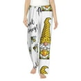 thumbnail image 2 of Picia Gnome Sweet Honey Womens Soft Woven Cotton Elastic Waistband Sleep Pajama Pant Lounge Sleep Pant With Pockets And Drawstring-X-Large, 2 of 9